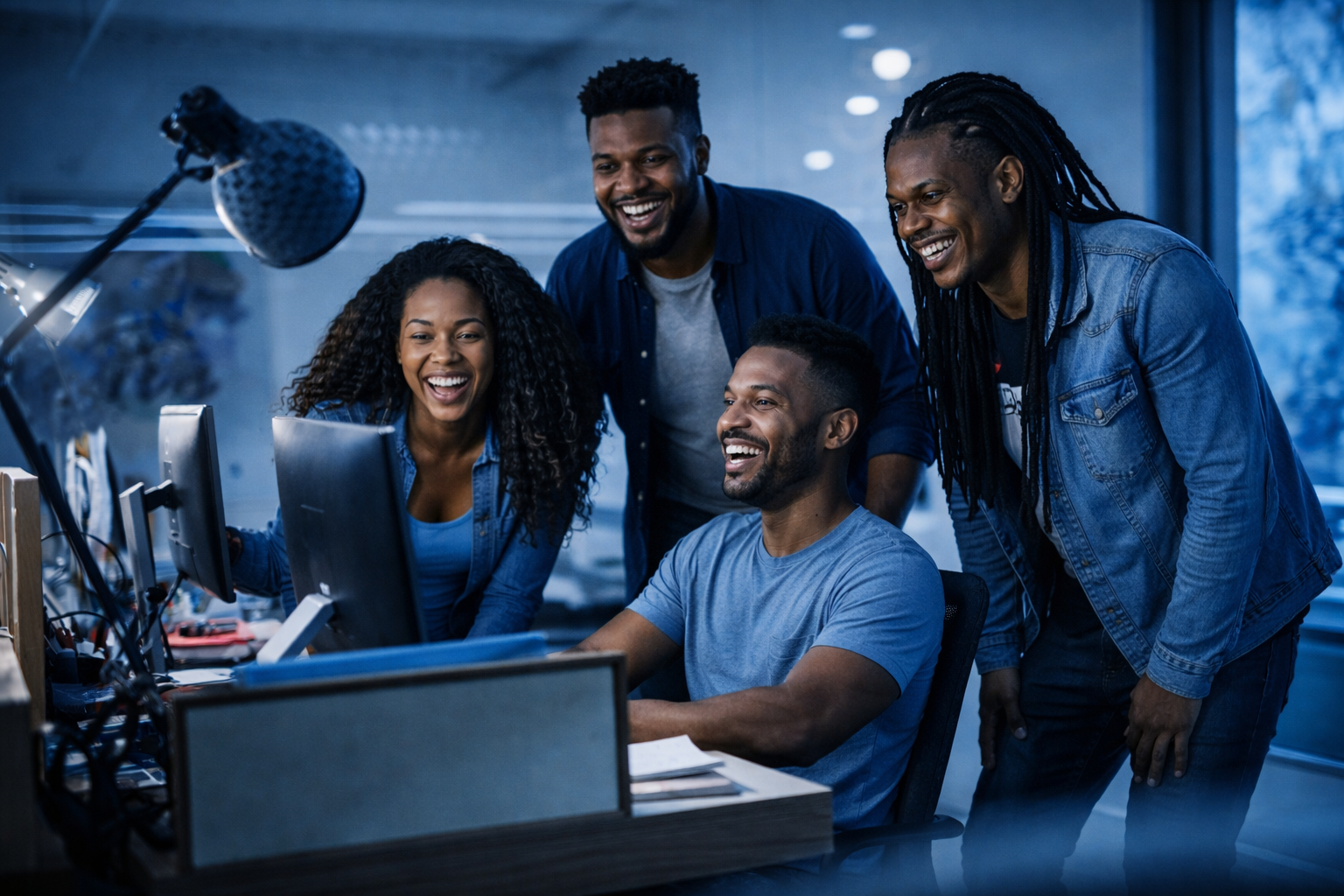 Web development workspace showing modern design tools and code