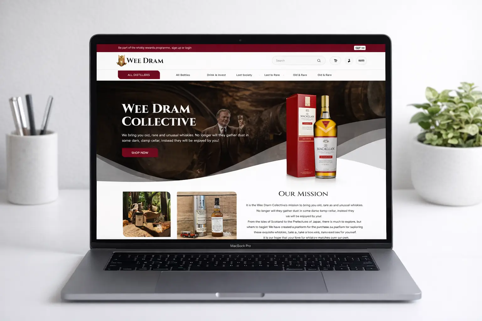 Weedram Collective website showcase - Creative collective platform